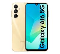 Samsung Galaxy A16 5G - 4GB RAM, 128GB Storage, Gold, SIM-Free Unlocked A Series Mobile Phone, New