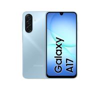 Samsung Galaxy A17 4G, AI Smartphone, Slim 7.5mm Frame, Large Screen Unlocked Phone, 50MP Camera, 128GB Storage, 4GB Memory, 5000 mAh Battery, Light Blue, 3 Year Extended Warranty (UK Version)