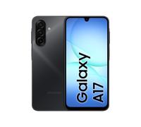 Samsung Galaxy A17 4G, AI Smartphone, Slim 7.5mm Frame, Large Screen Unlocked Phone, 50MP Camera, 128GB Storage, 4GB Memory, 5000 mAh Battery, Black, 3 Year Extended Warranty (UK Version)