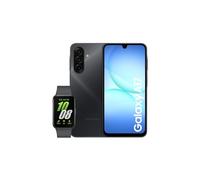 Samsung Galaxy A17 4G + Fit3 Black, AI Smartphone, Slim 7.5mm Frame, Large Screen, 50MP Camera, 128GB Storage, 4GB Memory, 5000 mAh Battery, Black, 3 Year Extended Warranty (UK Version)