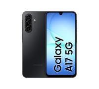 Samsung Galaxy A17 5G, AI Smartphone, Slim 7.5mm Frame, Large Screen, 50MP Camera, 128GB Storage, 4GB Memory, 5000 mAh Battery, Black, 3 Year Extended Warranty (UK Version)