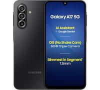 Samsung Galaxy A17 5G Black (8GB RAM / 256 GB Storage) Android Smartphone | 6x OS Upgrades, Large Display, 50MP OIS Camera | International Version