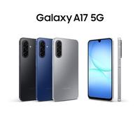 Samsung Galaxy A17 5G + Clear Case, AI Smartphone, Slim 7.5mm Frame, Large Screen, 50MP Camera, 128GB Storage, 4GB Memory, 5000 mAh Battery, Grey, 3 Year Extended Warranty (UK Version)