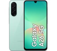Samsung Galaxy A26 5G Smartphone in Mint, Green