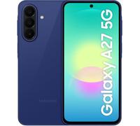 Samsung Galaxy A27 5G 128GB AI phone Blue, 3+1 Year Warranty | Circle to Search, Object Eraser, Sound Transcription, 3 Camera, IP64, Battery 5000 mAh, 6x OS upgrades