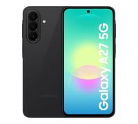 Samsung Galaxy A27 Smartphone, 128GB Black | Circle to Search, Object Eraser, 50MP Camera, IP64, 5000 mAh Battery, 6x OS upgrades, 3 Year Warranty (UK Version)