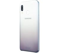 Original Samsung Galaxy A40 Rigid Case Gradient Design Black and Transparent