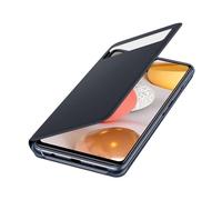 Samsung Galaxy A42 5G S View Wallet Cover, Smart Sensor, Hidden Pockets, Full Protection, Sleek Design, Black