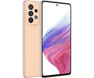 Samsung Galaxy A53 5G Mobile Phone SIM Free Android Smartphone 128 GB Peach