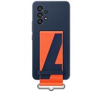Official Samsung Galaxy A53 5G Navy Silicone Cover with Strap - EF-GA536TNEGWW