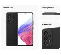 Samsung Galaxy A53 5G SM-A536B 16.5 cm (6.5") Hybrid Dual SIM Android 12 USB Type-C 6 GB 128 GB 5000 mAh Black