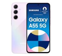 Samsung Galaxy A55 5G 16.8 cm (6.6") Hybrid Dual SIM Android 14 USB Type-C 8 GB 128 GB 5000 mAh Lilac