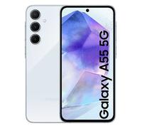 Samsung Galaxy A55 5G 128GB Mobile Phone - Awesome Ice Blue Clear