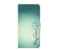 Samsung Galaxy A71 5G Phone Case, Painted Premium Leather Folio Book Wallet Case Protective Flip Pouch Card Holder Stand Shock Proof Phone Cover for Samsung Galaxy A71 5G,Smile