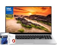 SAMSUNG Galaxy Book4 15.6" FHD Business Laptop 2024 PC, with Microsoft Office Lifetime License, Intel 10-core 7-150U (Beats i7-1335U), 16GB RAM, 512GB SSD, Fingerprint Reader, Backlit KB, Win 11 Pro