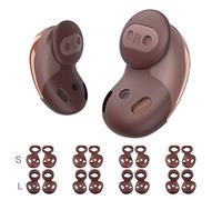 Samsung Galaxy Buds Live Ear Tips, Anti-Slip Silicone Ear Tips Cover Compatible with Samsung Galaxy Buds Live Earbuds Cover Accessories (Brown) (2 Sizes - S/L)