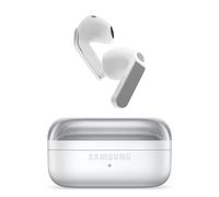 Samsung Galaxy Buds4, Wireless Bluetooth Earbuds, Real Metal Blade, 1-Way Speaker, 24-bit / 96 kHz Ultra Codec, 360 Audio, ANC, White, 2 Year Extended Warranty (UK Version)