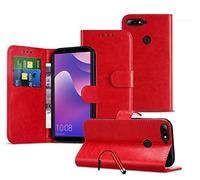 Samsung Galaxy J5 (2015) Cases, Leather Wallet Case [Card Slots] [Stand Case] [Magnetic Closure] Phone Case PU Leather Case Samsung Galaxy J5 (2015) SM-J500F - Red