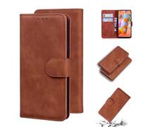 Samsung Galaxy M15/F15 Case PU Leather Shockproof Flip Wallet Phone Case Shock-Absorption Magnetic Closure Stand Function Notebook Cover with Card Holder for Samsung Galaxy M15/F15 brown