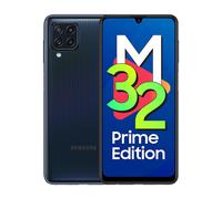 Samsung Galaxy M32 Prime Edition 4G 4GB RAM, 64GB Storage, Dual SIM, Black - Unlocked - International Model, New