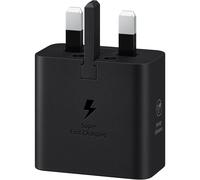 Samsung Galaxy Official 25W Super Fast Charging Travel Adapter - Black (Without USB-C Cable)