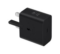 Original Samsung 25W USB C UK Mains Charger with USB C to C Cable Black