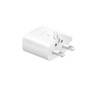 Samsung Galaxy Official 25W Super Fast Charging Travel Adapter (without USB-C to C Data Cable), White