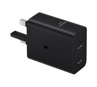Samsung Galaxy Official 50W Duo Super Fast Power Adapter (with USB-C to C Data Cable), Black
