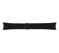 Samsung Galaxy Official D-Buckle Hybrid Eco-Leather Band (Wide, M/L) for Galaxy Watch, Black