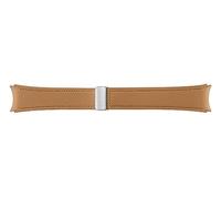 Samsung Galaxy Official D-Buckle Hybrid Eco-Leather Band (Wide, M/L) for Galaxy Watch, Camel