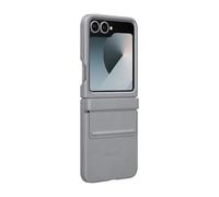 Samsung Galaxy Z Flip 6 Faux Leather/Kindsuit Case Grey - EF-VF741PJEGWW