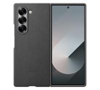 Samsung Galaxy Official Faux Leather Kindsuit Case for Galaxy Z Fold6, Grey