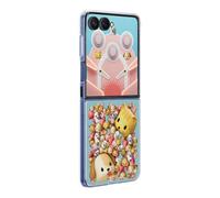 Samsung Galaxy Official Flipsuit Case for Galaxy Z Flip7 in Transparent | Transparent cover with themed card with NFC technology