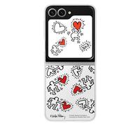 Samsung Galaxy Z Flip 6 Flipsuit Case Keith Haring Edition White-EF-ZF741CWEGWW