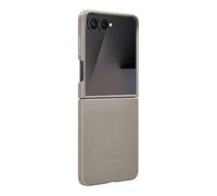 Samsung Galaxy Official Kindsuit Faux Leather Case for Galaxy Z Flip7 in Taupe
