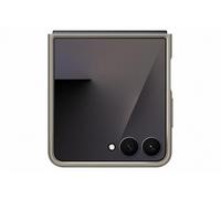 Samsung Galaxy Official Kindsuit Faux Leather Case for Galaxy Z Flip7 in Taupe