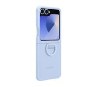 Samsung Galaxy Z Flip 6 Silicone Case with Ring Blue - EF-PF741TLEGWW