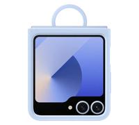 Samsung Galaxy Official Silicone Case with Ring for Galaxy Z Flip6, Blue Silicon
