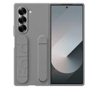 Samsung Galaxy Official Silicone Grip Case with Stand for Galaxy Z Fold6, Grey