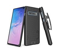 Samsung Galaxy S10 Holster, WixGear Shell Holster Combo Case for Samsung Galaxy S10 Holster with Stand and Belt Clip (Not for S10 Plus)