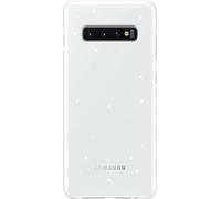 Samsung Galaxy S10+ LED Cover - Official Samsung Galaxy S10+ Case/Protective Case with LED Display and Light Show - White