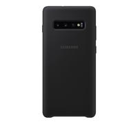 Samsung Galaxy S10+ Silk Soft-Touch Silicone Protective Back Case Cover - Black