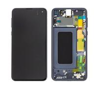 Samsung Galaxy S10e Screen LCD Touch Digitizer Frame Prism Black SM-G970F