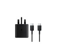 Samsung Galaxy S21 5G 25W Super Fast Charger USB-C Plug + Cable (EP-TA800UBE+EP-DA705BBE)