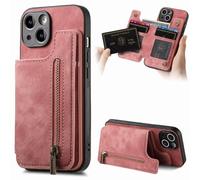 Samsung Galaxy S21 Phone Case, Premium Leather Folio Book Wallet Case Protective Flip Pouch Card Holder Stand Shock Proof Phone Cover for Samsung Galaxy S21,Pink