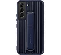 Samsung Galaxy S22 Protective Standing Snap On Tough Back Case Cover - Navy/Gray