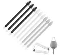 Samsung Galaxy S23 Ultra Stylus Pen Nibs - 9pcs Carbon Fiber Digital Pen Nibs with Clip & Pin