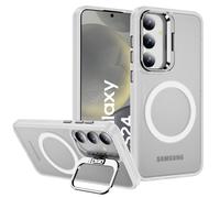 Samsung Galaxy S24 Plus Ultra MagSafe Magnetic Ring Case Stand Anti-Scratch