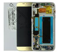 Samsung Galaxy S7 Edge G935 AMOLED Display & Touch Screen - Gold GH97-18533C