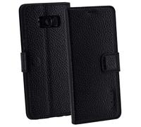 Samsung Galaxy S8 Case Book-Style Cover Wallet Case in Black